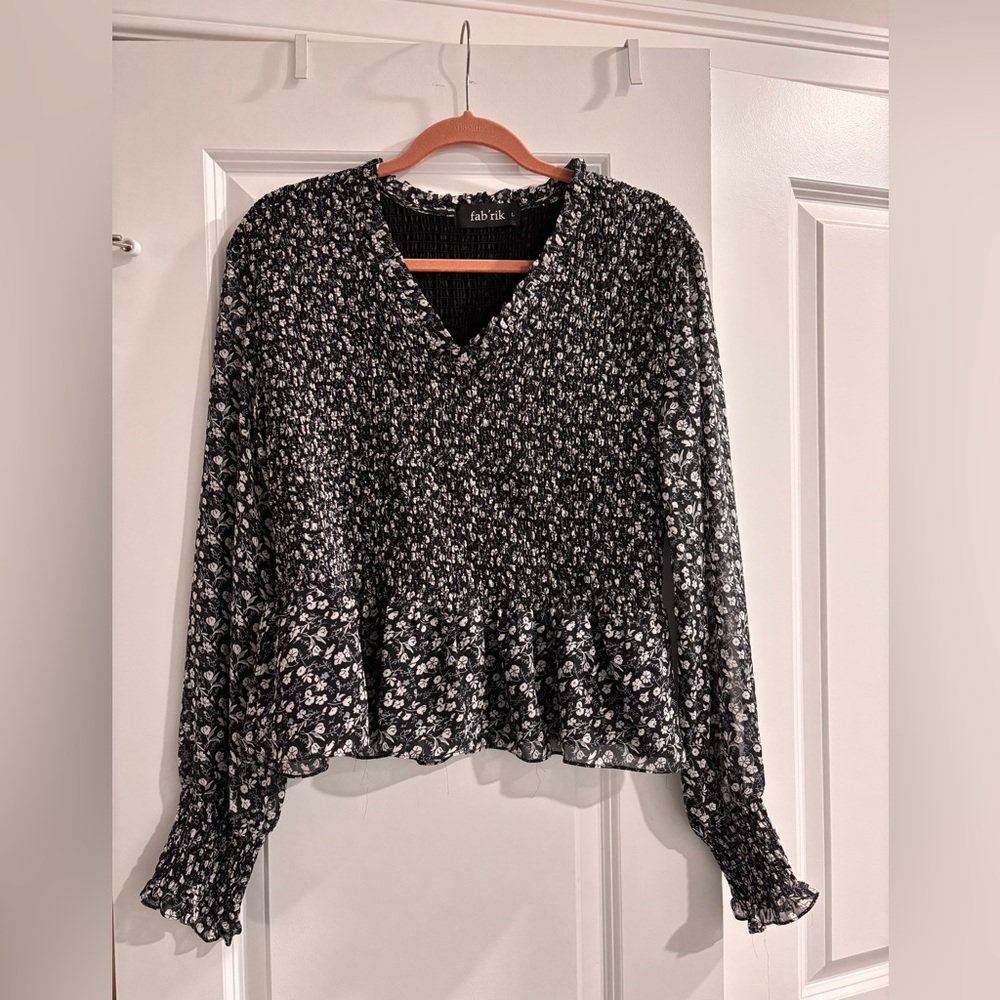 Fabrik LS peplum top